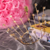 Csillagokkal Díszített Hercegnő Tiara – Fejdísz és Torta Dekoráció