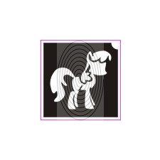  Csillám Póni (csss0096) csillámtetoválás