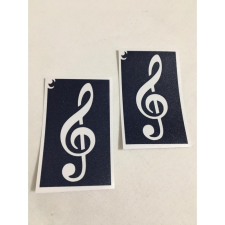 Csillámtetoválás sablon violin kulcs csillámtetoválás