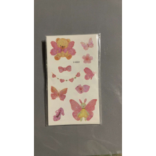  Csillogó rózsaszín tündértetoválás szett csillámtetoválás