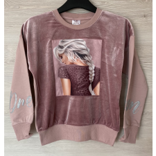  Csillogós mintás pulóver gyerek pulóver, kardigán