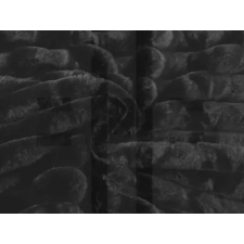  Csincsilla dekor/ruházati szörme - Fekete dekorációs kellék
