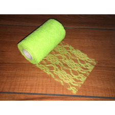Csipke szalag UV zöld 9-11cm*9,3m dekorációs kellék