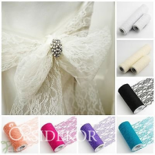 Csipke székmasni többféle színben dekorációs kellék