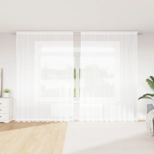  Csipkés Függöny függönyökkel Virágos Fehér 300 x 260 cm Poliészter lakástextília
