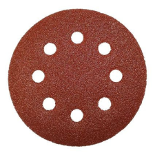  Csiszolókorong lyukakkal (tépőzáras) 125 mm - P220 - 5 db barkácsgép tartozék