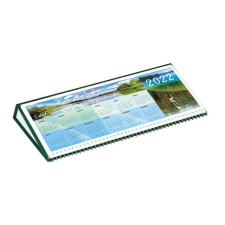 CSIZIO Naptár, asztali, fekvõ, CSÍZIÓ, zöld - NCSFZ (052) naptár, kalendárium