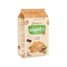 Csoki Max MaxGroup Prémium Nápolyi 180g Diós csokoládé és édesség