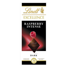  Csokoládé LINDT Excellence Raspberry málnás étcsokoládé 100g csokoládé és édesség