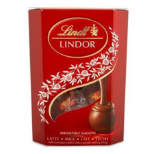 Csokoládé LINDT Lindor Milk tejcsokoládé golyók díszdobozban 50g csokoládé és édesség