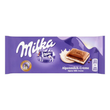 Csokoládé MILKA Alpesi tejcsokoládés 100g csokoládé és édesség