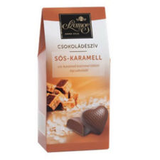 Csokoládé SZAMOS Csokoládészív sós karamell sátordoboz 110g csokoládé és édesség