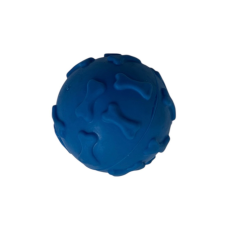  Csontmintás strapabíró rágó- és pattogó kutyalabda – Kék TPR fogtisztító labda játék kutyáknak