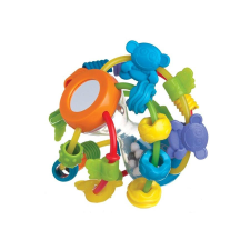  Csörgő labda homokórával bébijáték (5794) készségfejlesztő