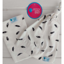  Csősál, toll, fekete-fehér babasapka, sál