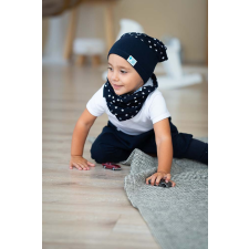  Csősapka, csillag, kék babasapka, sál