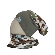  Csősapka, dinó, barna babasapka, sál