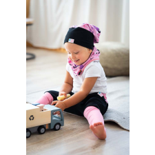  Csősapka, halloween, rózsaszín babasapka, sál