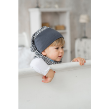  Csősapka, körgömb, szürkesbarna babasapka, sál