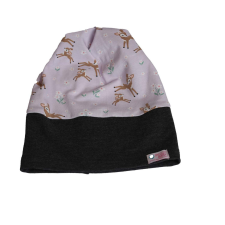  Csősapka, őzike, lila babasapka, sál