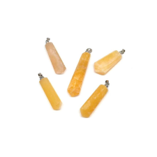  Csúcs medál Kalcit narancs 2,5-5cm medál