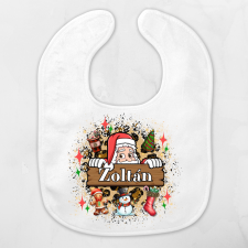 csucsajandek Mikulásos előke-bármilyen névvel előke