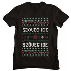 Csúnya Karácsonyi Férfi Pólók - Egyedi szöveggel