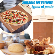 Csúsztató pizzalapát, tészta áthelyező lapát konyhai eszköz