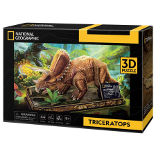 CubicFun 3D puzzle- 44 db-os Triceratopsz puzzle, kirakós