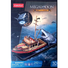 CubicFun 3D puzzle Állkapcsok – cápatámadás, 242 darab puzzle, kirakós