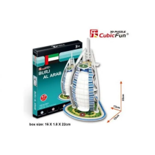 CubicFun 3D puzzle – Burj Al Arab (Dubai) 17 db-os puzzle, kirakós