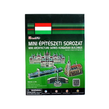 CubicFun 3D puzzle játék 155 darabos mini magyar épületek puzzle, kirakós