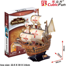 CubicFun 3D Puzzle Ship Santa Maria 113 Pieces (T4008H) puzzle, kirakós