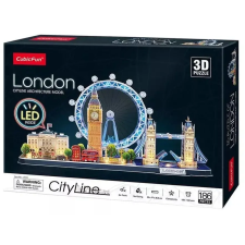  CubicFun London City Line LED Light 3D Puzzle L532h puzzle, kirakós