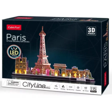  CubicFun Paris City Line LED Light 3D Puzzle L525h puzzle, kirakós