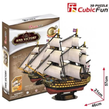 CubicFun Puzzle játék HMS Victory 196 3D puzzle puzzle, kirakós