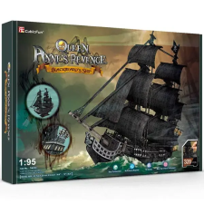  CubicFun Queen Annes Revenge Blackbeards Ship 1:95 3D Puzzle T4018h puzzle, kirakós