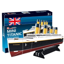 CubicFun Toys CubicFun S3017 3D mini puzzle - Titanic (30 db) puzzle, kirakós