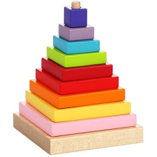 CUBIKA 13357 színes piramis kreatív és készségfejlesztő