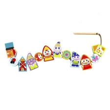  Cubika Törpék fa gyöngyfűző (44769) kreatív és készségfejlesztő