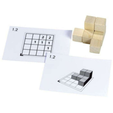 Cubo - feladatkártya-csomag - 2-8 db kockához logikai játék