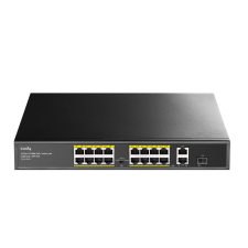 Cudy 16-Port PoE+ Switch (FS1018PS1) (FS1018PS1) - Ethernet Switch hub és switch