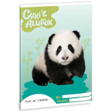 Cuki állatok füzet - 3. osztályos vonalas - 12-32 - panda macis füzet
