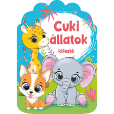 Cuki állatok kifestő gyermek- és ifjúsági könyv