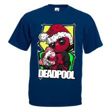 Cuki Deadpool - Karácsonyi Férfi Póló férfi póló