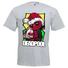  Cuki Deadpool - Karácsonyi Férfi Póló férfi póló