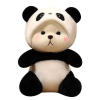  Cuki kapucnis panda plüss 35cm