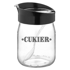  CUKIER cukor tárolóüveg kanállal - 580 ml papírárú, csomagoló és tárolóeszköz