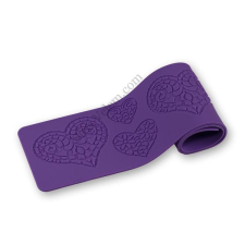  Cukorcsipke szilikon sablon szivecskékkel – Torta díszítéshez konyhai eszköz