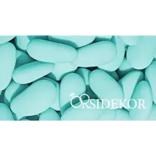  Cukrozott mandula, kék/ kg dekorációs kellék
